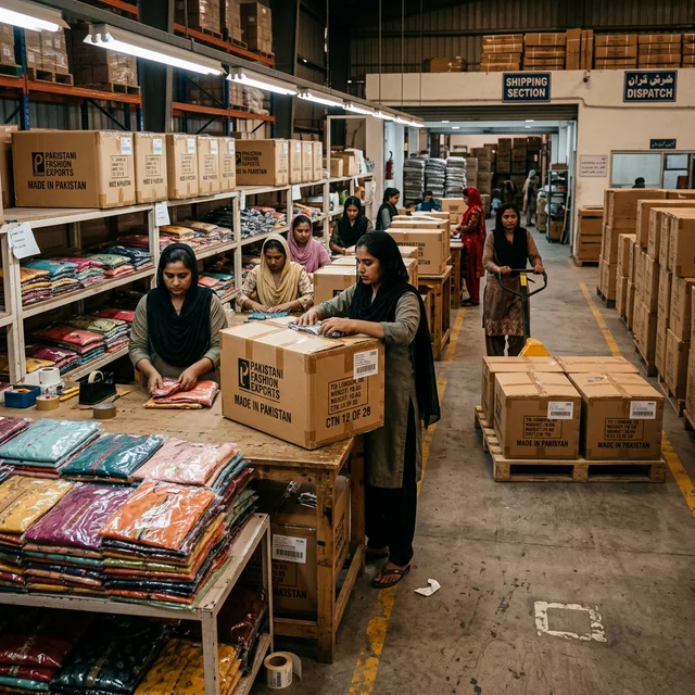 Global B2B Export & Logistics - Sialkot Sample Masters Pakistan Factory