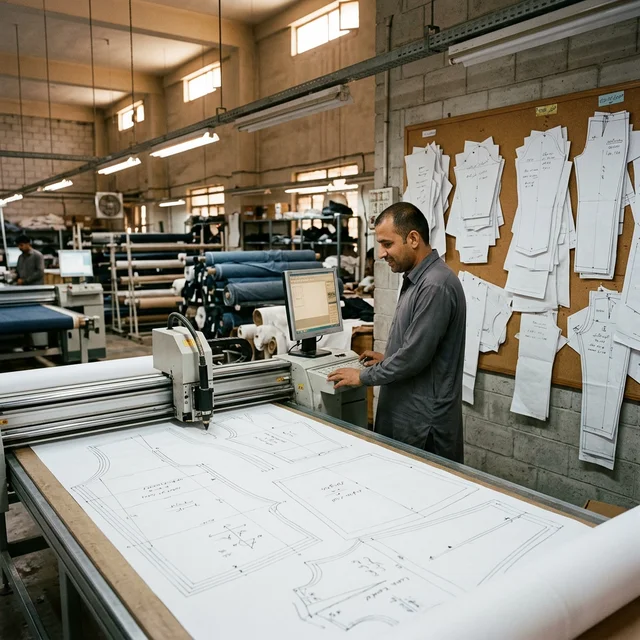 B2B Digital Pattern Drafting & OEM Grading - Sialkot Sample Masters Pakistan Factory